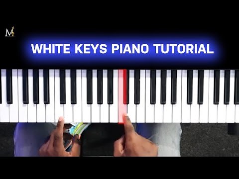 White Keys Piano Tutorial (Piano White Notes) #piano #white notes