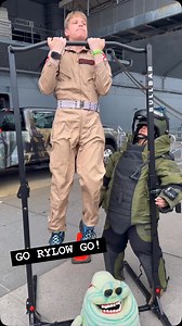 Ghostbusting is hard work! Our NYC Ghostbusters put in the work - Do you have what it takes??? Slimer is always here to spot you if you need it 👻🚨👻 . . . #Ghostbusters #GB #NYCGB #NYC #NewYork #NewYorkCity #WhoYaGonnaCall #BustinMakesMeFeelGood #2025 #Cosplay #May #Slime #SlimeLab #Charity #NonProfit #501c3 #FleetWeekNYC #FleetWeek #Intrepid #IntrepidMuseum #TopGun #Slimer | NYC Ghostbusters