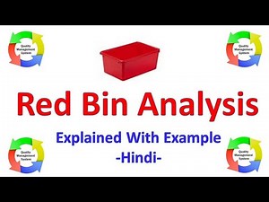 Red Bin Analysis (RBA) - Steps, Procedure Explained With Example