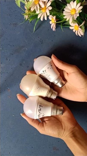 waste Led bulb reuse ideas/ home decor ideas/ best out of waste #shorts #ashortaday #youtubeshorts