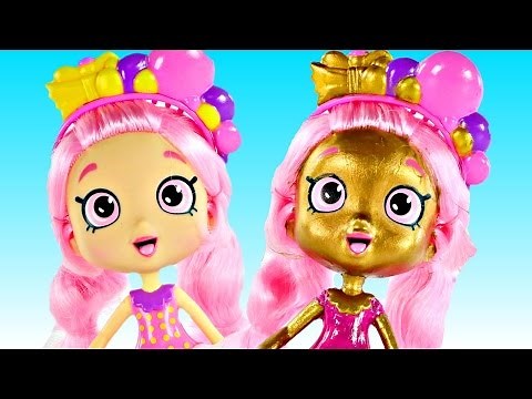 DIY Gold Limited Edition Bubbleisha Shoppies Shopkins Toy Doll | How To Make Shoppies Shopkin