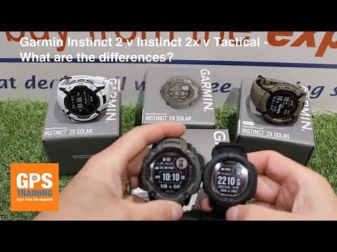 Garmin Instinct 2 v Instinct 2x v Tactical - What are the differences?
