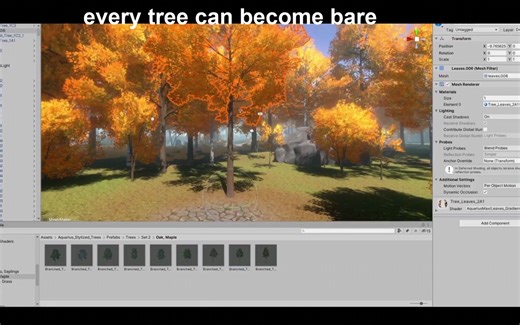 Unity风格化的树