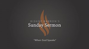 Friends, God continually brings into being, by his creative Word, the universe in its totality. We do not inhabit a chaos; we inhabit a cosmos. But that Word also became flesh and dwelt among us. And what he says does not just describe reality—it produces reality. Watch my Sunday Sermon "When God Speaks" on YouTube: https://youtu.be/Y1hGyer1Cmo SUBSCRIBE to my YouTube channel to watch every Sunday Sermon: http://bit.ly/wof-subscribe | Bishop Robert Barron