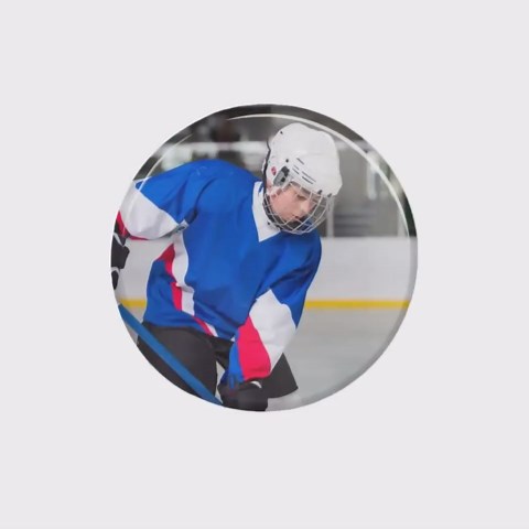 Hockey Button, Photo Pinback, Custom Player Image Accessory - Etsy