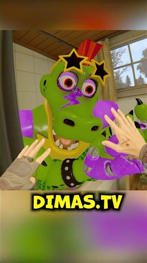 VR Scare Giga Monty with the Clown in Bonelab FNAF COOP Bonelab Mod Mimic Returns Part 2