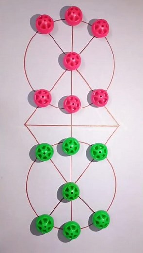 Think fast | Play smart | 7 beads duel #16beadgame #games #dama