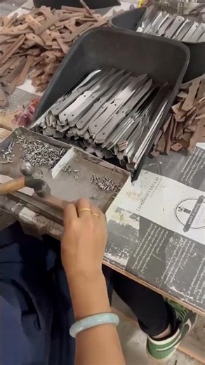 Installation process of fruit knife handle