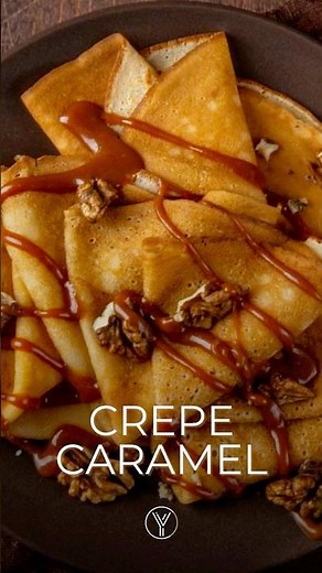 French Crêpes with Salted Butter Caramel 🥞🍯 | Easy Sweet Crêpe Recipe