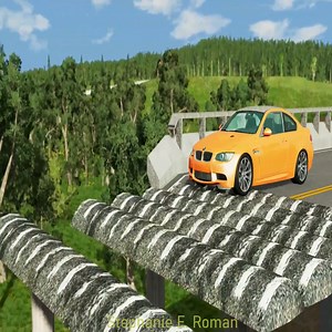 1.3M views · 6.2K reactions | Cars vs Speed Bumps Bridge |  ULTIMATE Edition Compilation - BeamNG.Drive | Stephanie E. Roman | Facebook