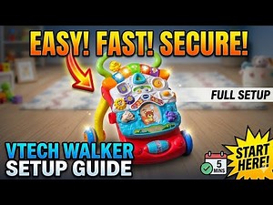 HOW TO SET UP VTECH PUSH WALKER FOR BABY!