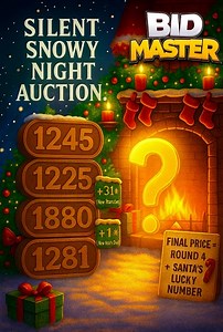 ❄️ Something Wild Just Happened at the Snowy Auction! Every Bid Got Rejected?! 😳 Tonight’s auction is acting super strange… All four rounds got rejected — and the numbers keep climbing like some kind of holiday puzzle. Think you can crack the code and predict the final winning bid? 👀🎄 💥 Here are the failed bids so far: 1225 ➜ 1249 ➜ 1280 ➜ 1281 (Yes… they’re all linked to holiday dates. Can you see the pattern?) 🔥 How to Participate: Drop your guess in the comments: 【Your final bid predicti