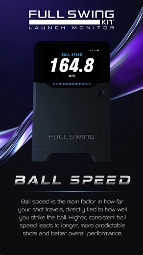 Full Swing Data Dive: Ball Speed ⚡️ Hear from Trottie on how this number shows just how efficiently you’re turning power into distance. | Full Swing