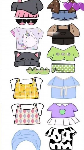 ideias para roupas para paper duck ✨🦆💜