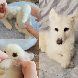 127K views · 895 reactions | Realistic Needle Felted Dog 瑱淋 | Simple | Facebook