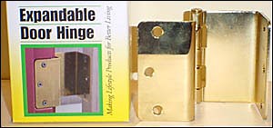Swing Away Expandable Offset Door Hinges
