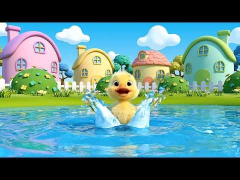 🦆 El patito bebé grazna, grazna, grazna | Canciones infantiles divertidas | Videos educativos