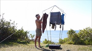 6K views · 28 reactions | The best portable shower ever just got even better! When EverShower is in the standby mode (tent in tub, frame erect), with this accessory, it becomes a very effective clothes line. We have clothes lines to give away for FREE to the first 20 people who post a photo of their EverShower on our Facebook page. $19.95 + $2.95 Australia-wide shipping | EverShower | Facebook