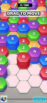 HexaWay Gameplay — Fast Levels, Sharp Moves! 🔥🧩#shorts