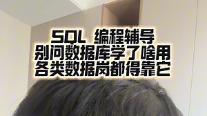SQL编程，各类数据岗都需要