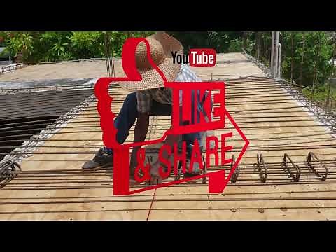 How to guide to steeling up concrete decking slabs BUILDING DREAM HOUSE IN JAMAICA RHYNE PARK 😮