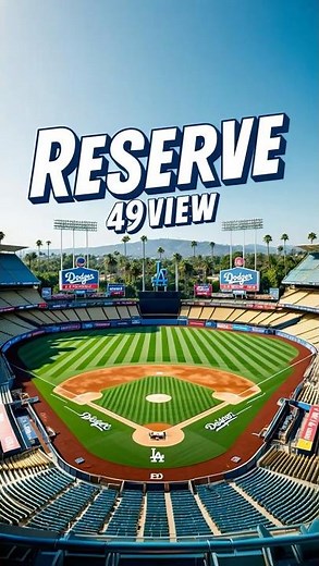 Dodger Stadium Reserve Level 49 Seat View | 7th Inning Stretch Take Me Out To The Ball Game