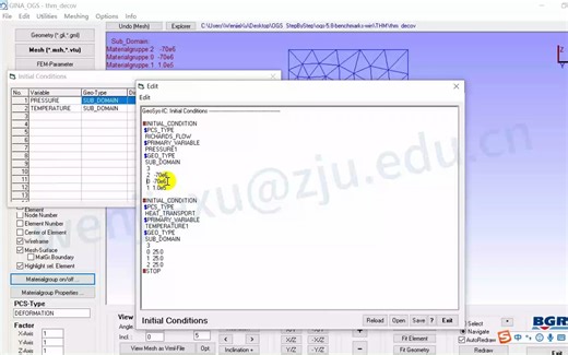 OPENGEOSYS-OGS5教程-ic初始条件