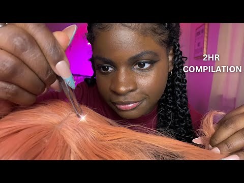 ASMR 2 HOURS Scalp Check, Plucking, & Scratching 🔎