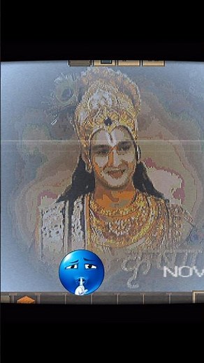 THIS GOD IS "AURA"🗿VASUDEV KRISHNA🙏🏻PIXEL ART! #krishna#vasudev#minecraft #shorts#gaming#viral#aura