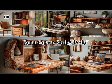 30 Elegant Foldable Desk Ideas for Small Spaces | Smart, Space-Saving Home Solutions