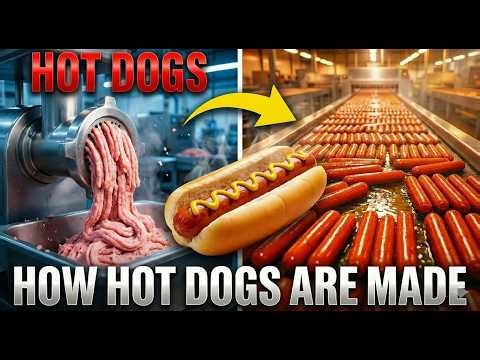 USA Hot Dogs EXPOSED The Surprising Making Process 2026