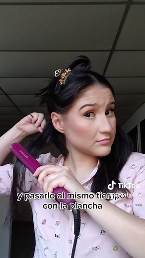 Tutorial para planchar tu cabello sola