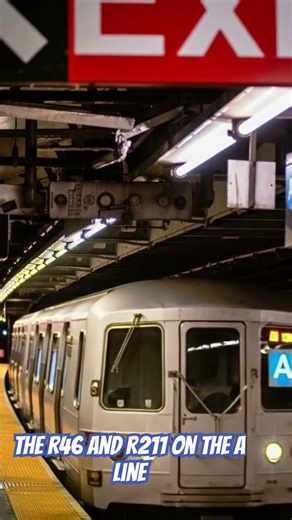 When the Past Meets the Future on the A Train R46 vs R211A AI Parody #PullmanStandardR46 #R46 #R211