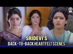 Sridevi’s Unforgettable Emotional Scenes | Priya | Vazhvey Maayam | Sigappu Rojakal