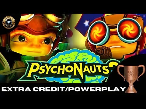 Psychonauts 2 - Extra Credit/Power Play TROPHYS *2 IN 1*