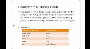 比较形式【Grammar】