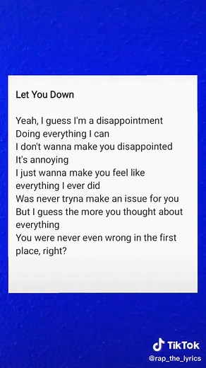 Speedy Rap Challenge: Try Rapping This Fast Talker Lyrics from NF - Let You Down