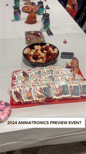 12K views · 44 reactions | Behind the screams: influencers got an exclusive look at our Halloween animatronics!  Thank you to everyone who joined us - the Halloween fun is just beginning! Shop our animatronic collection now: https://bit.ly/3LbU044 ✨ | Party City | Facebook