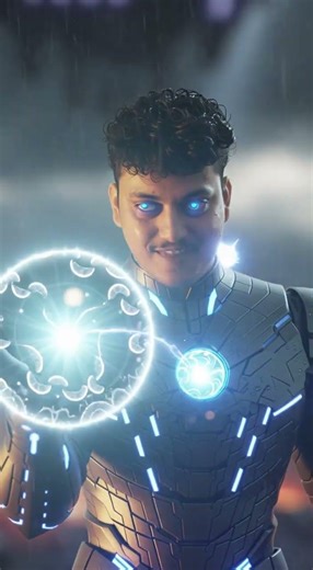 “When darkness rises, a hero stands.”#ai