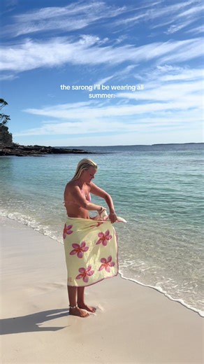 My summer cover up 🌺💛