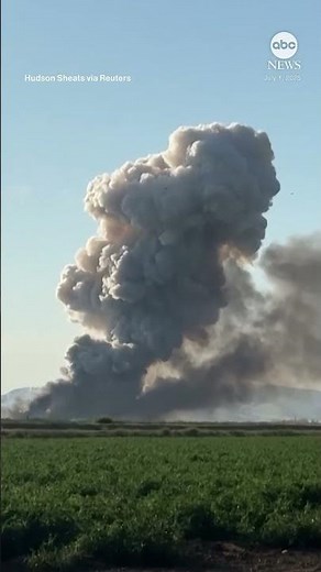 Dramatic moment explosion rocks fireworks warehouse in California