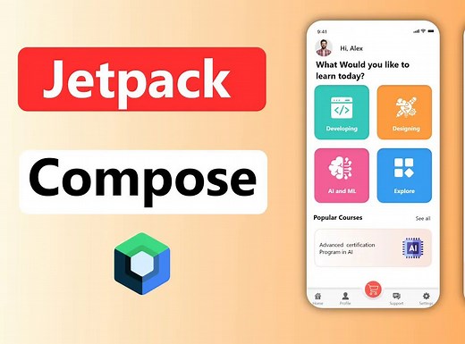 Android - Jetpack Compose 教程： 构建现代用户界面 - 控制面板和介绍