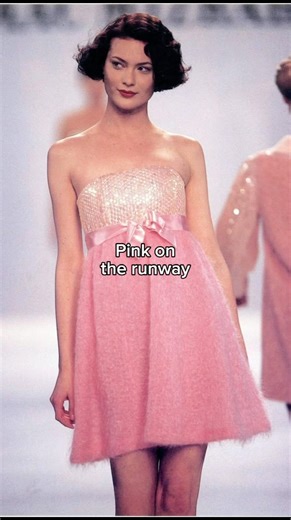 Pink on the #runway #fashion #pink #music #style #model #design #90s #2000s #fyp #shorts #trend #fy