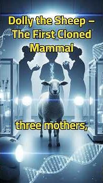 Dolly the Sheep – The First Cloned Mammal #geneticengineering #biotechnology #geneticresearch