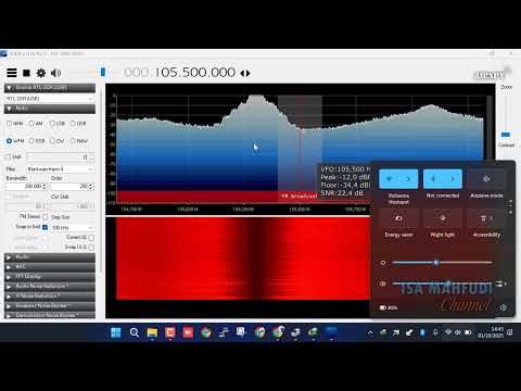Using USB SDR RTL and SDR Sharp for FM Broadcast monitoring