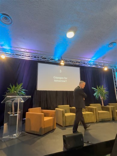 TastingClimateChange | 🔄 Marc-André Selosse just gave a dynamic conference on the evolution of vines and grape varieties. Climate change is challenging grapes to... | Instagram