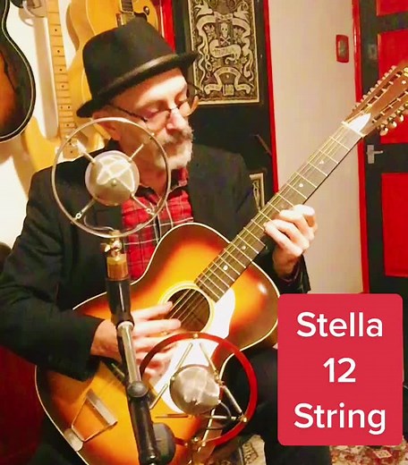 More on the Harmony Stella 12 string. Death Don’t Have No Mercy. #12string #stella #gospel #countryblues #fingerpicking #eartrumpetlabs