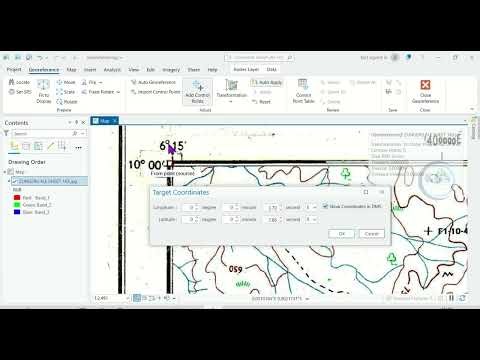 How to Georeference a Scanned Map in ArcGIS Pro: Complete Step by Step Tutorial on Georeferencing