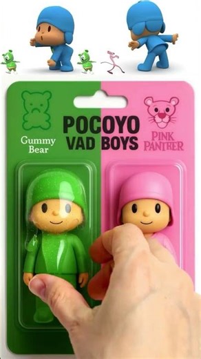 Unboxing Glue Sequins Pocoyo Vad Boyz Gummy Bear X Pink Panther