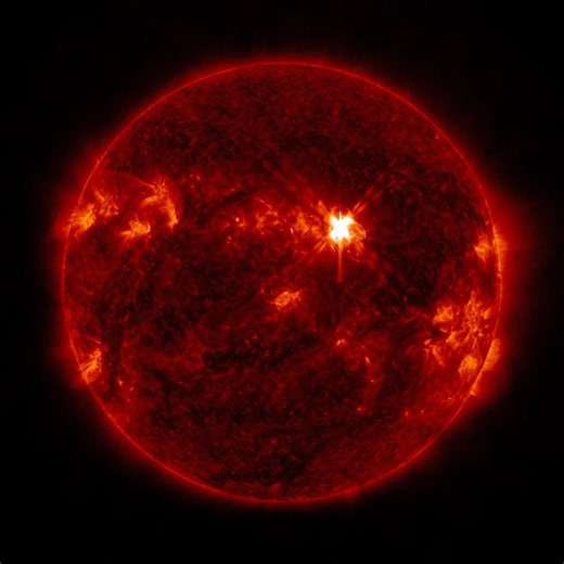 NASA captures strong solar flare event June 3